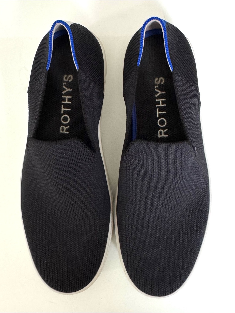 Rothy's The Sneaker Slip-on Sneakers Flats size 8.5 black washable